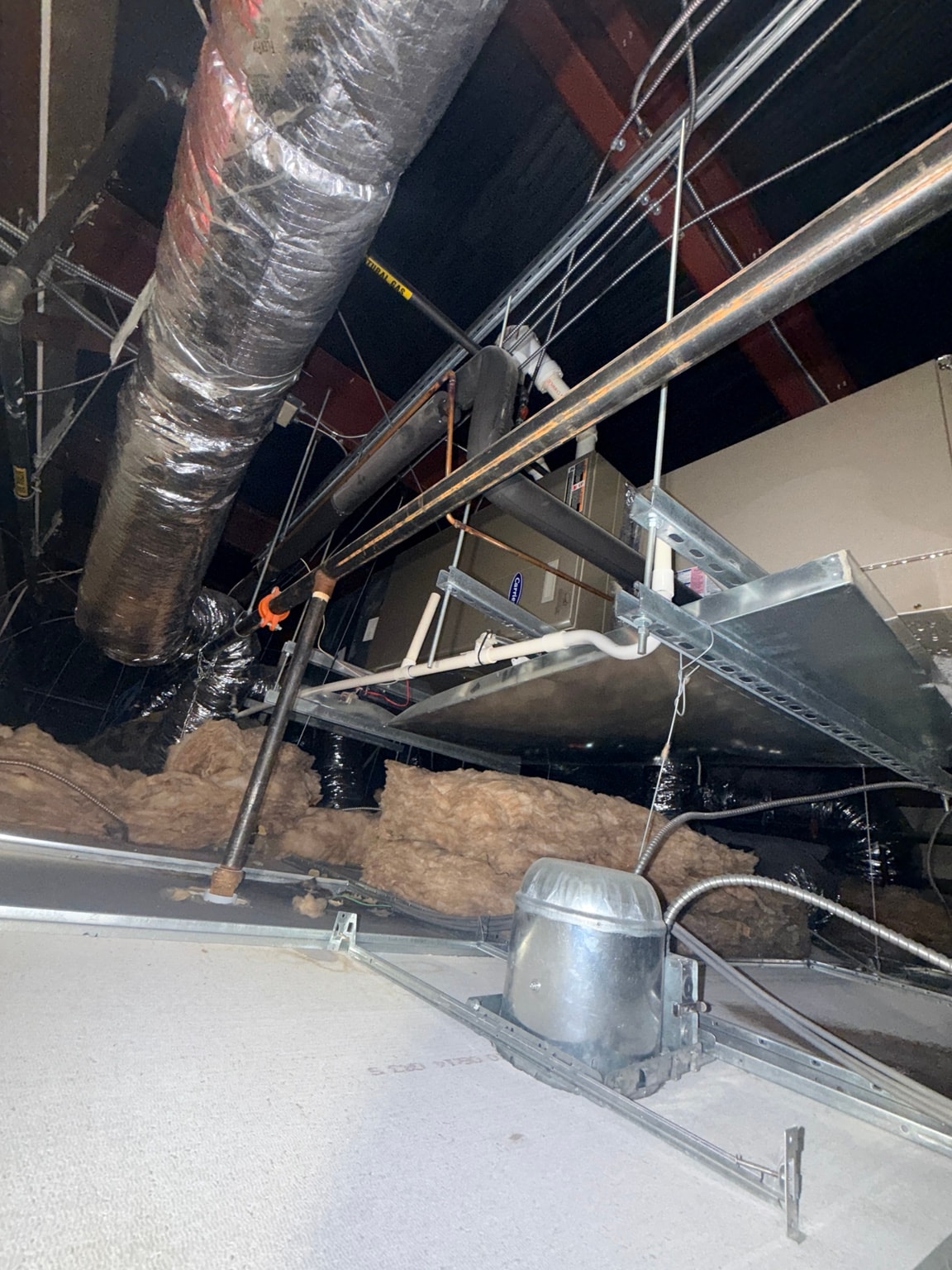 Attic air handler unit